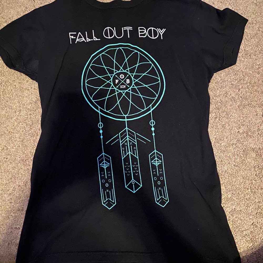 Fall Out Boy Black Graphic Tee